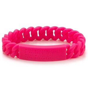 Marc by Marc Jacobs Knockout Pink Silicone Bracelet